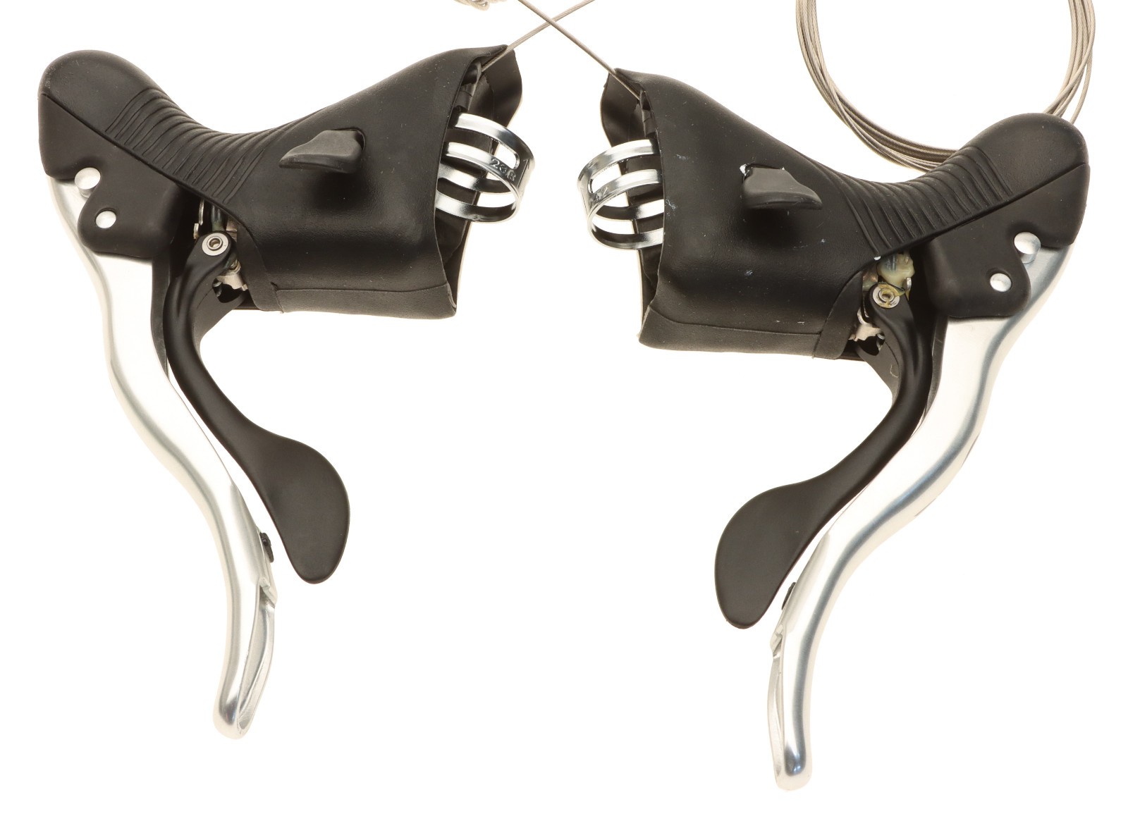 Campagnolo Veloce 10 Speed Ergopower Brake Levers Shifters Silver 2015 NOS NEW
