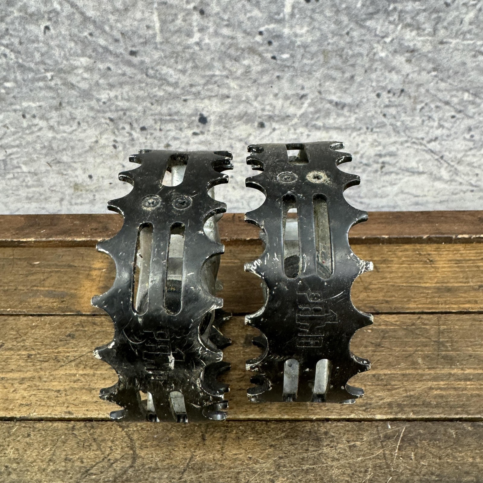 Vintage Primo Pro BMX Bike Pedals 1/2 Black Pair 450g Mid School Alloy Platform