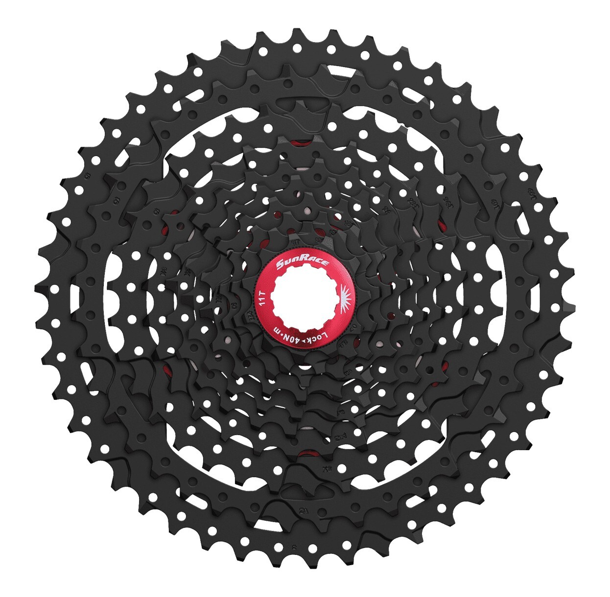 Sunrace CSMX3 TAZ Cassette 10 Speed 11-46 Tooth Black Original Box