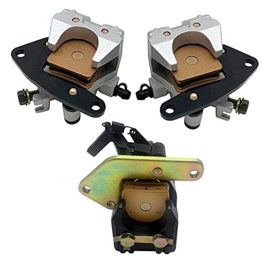 Front Left Right & Rear all Brake Calipers for Yamaha Banshee 350 Warrior 350