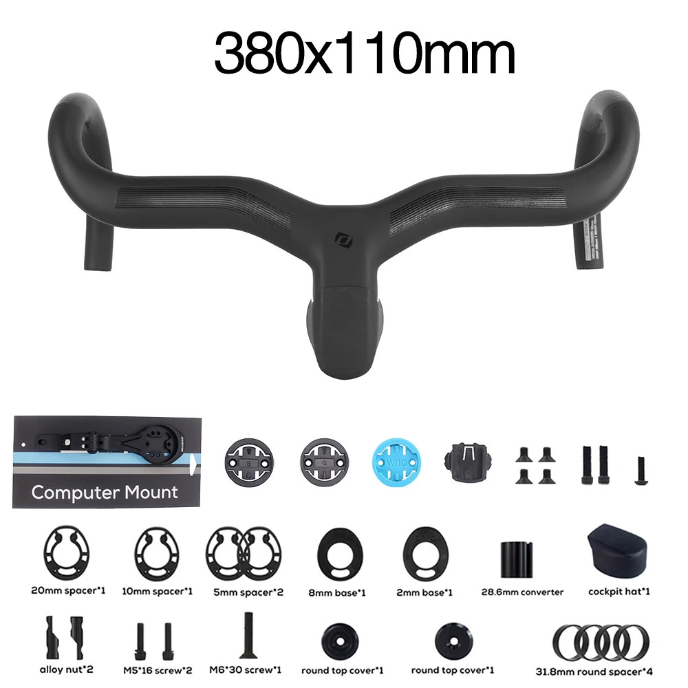 Syncros Creston IC SL Carbon Internal Cable Road Bike Integrated Handlebar
