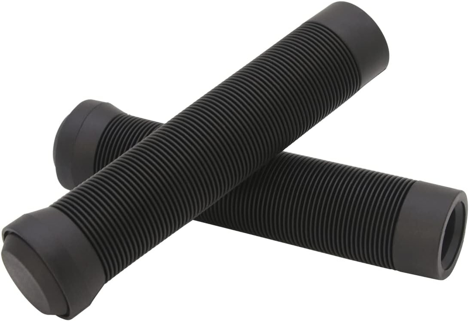 Bike Handlebar Grips, Rubber Cycling Grips, 145mm, Non Slip, for BMX Scooter