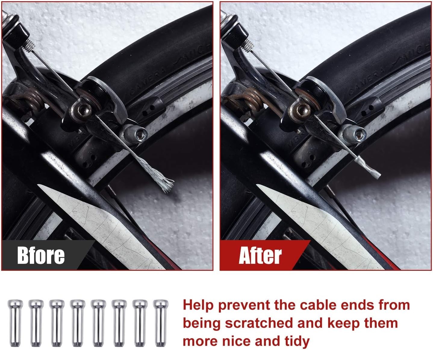 Comprehensive Bike Repair Set – Durable Brake and Derailleur Cables Included