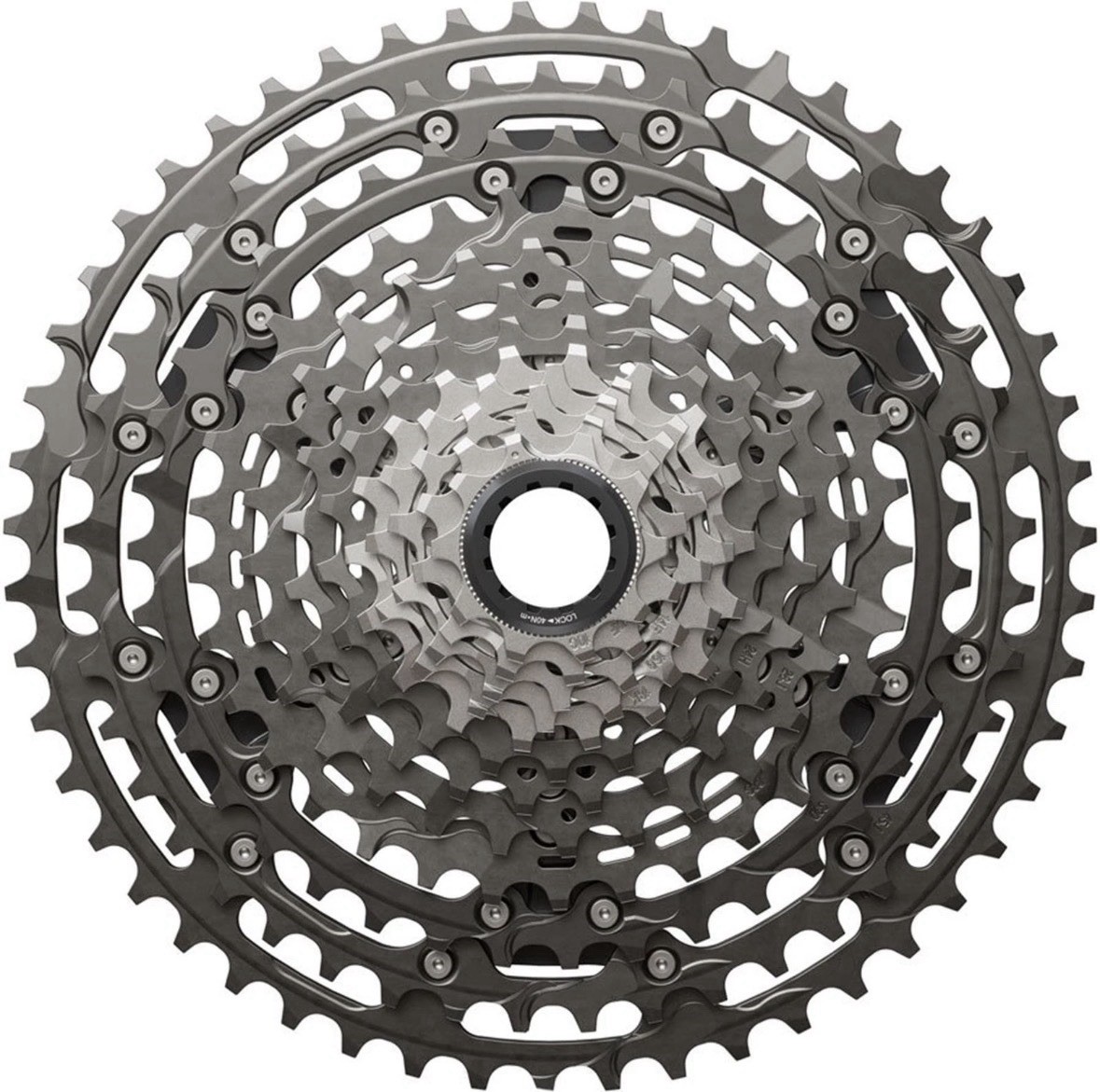 XTR CS-M9200-12 Cassette – 12-Speed, 10-51t, Micro Spline, Gray ICSM9200051