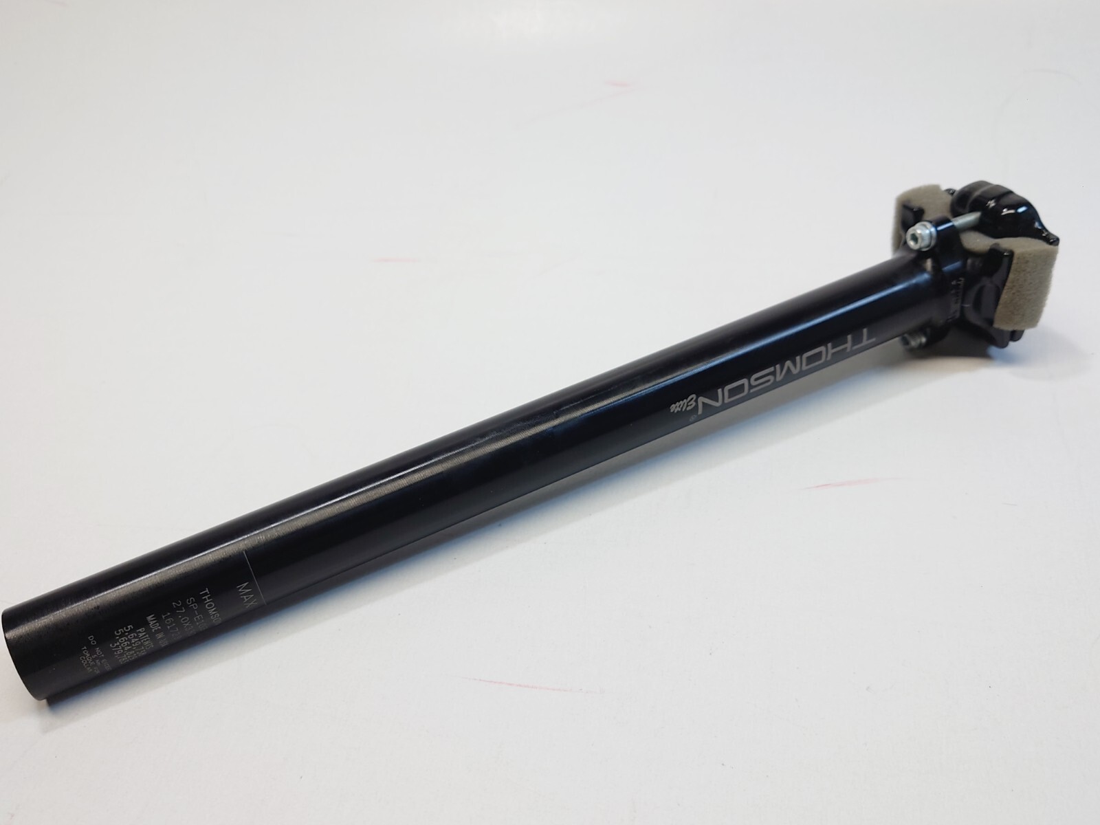 Thomson Elite Bike Bicycle Seatpost Zero Offset 27.0 x 330mm Black