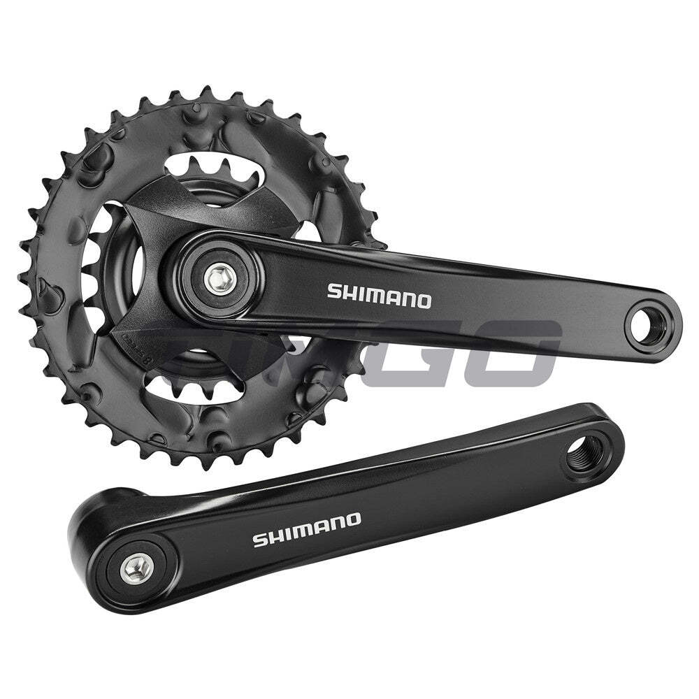 Shimano Altus FC-M315 2×7/8 Speed MTB Bike Crankset 36-22T 170mm BB-UN101