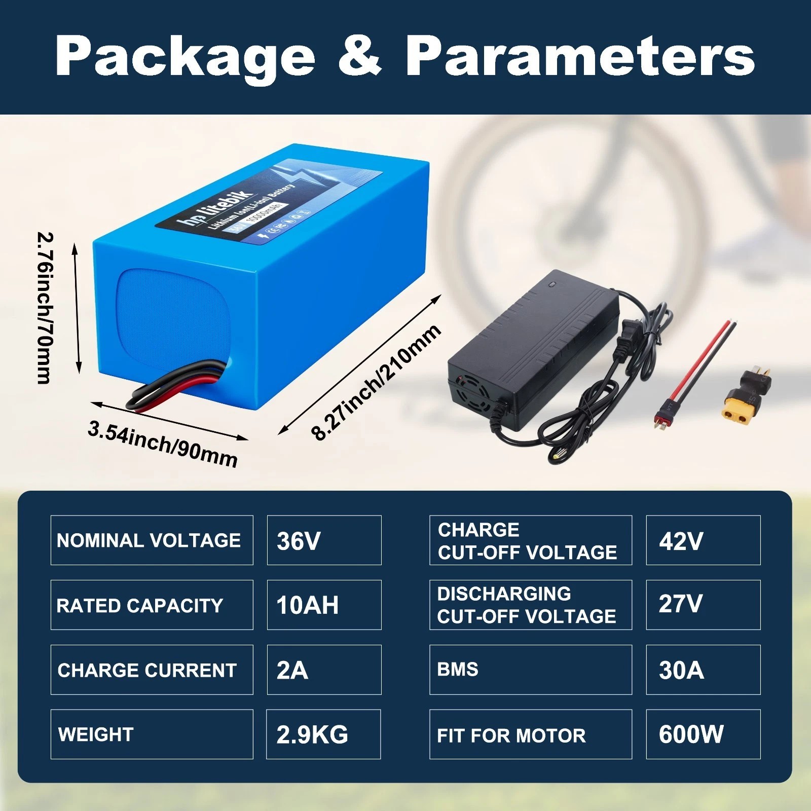 36V 48V 8AH/10AH/14AH/20AH BIKE LITHIUM BATTERY BMS FOR BICYCLE 0-1200W MOTORS