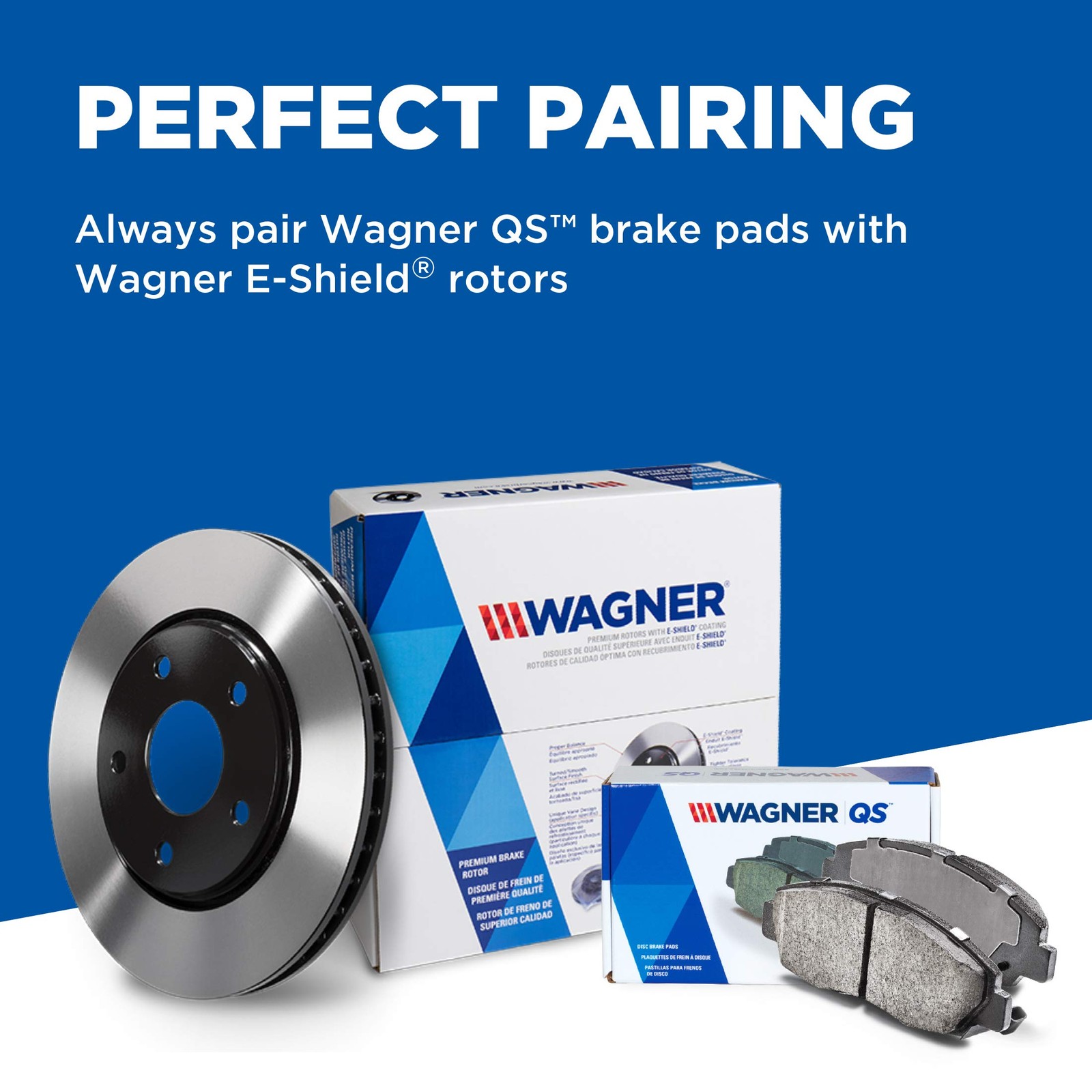 Wagner Quickstop Zd732 Rear Disc Brake Pad Set For 2004 Chevrolet Corvette