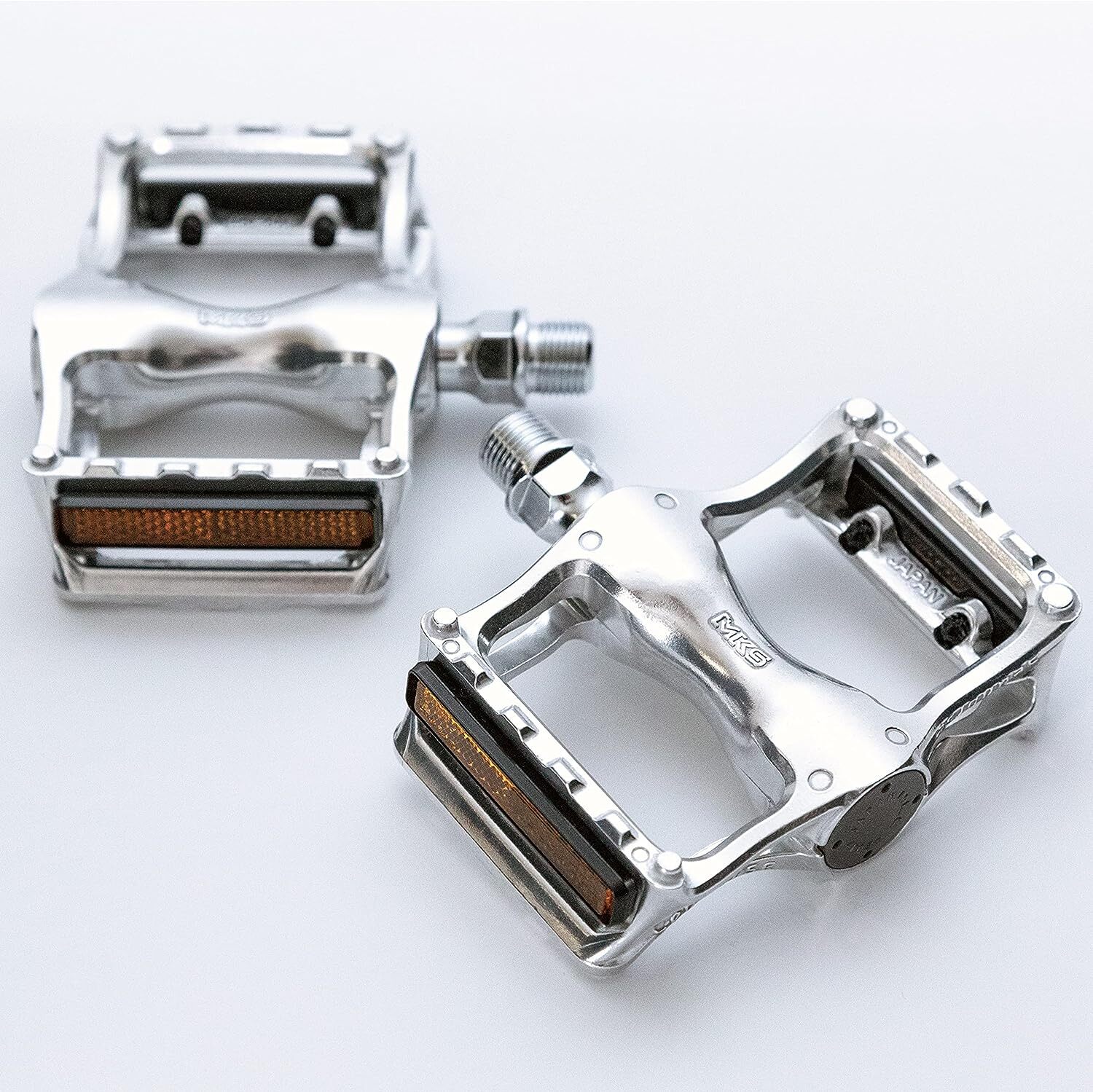 MKS Bicycle Pedals Seahorse Silver
