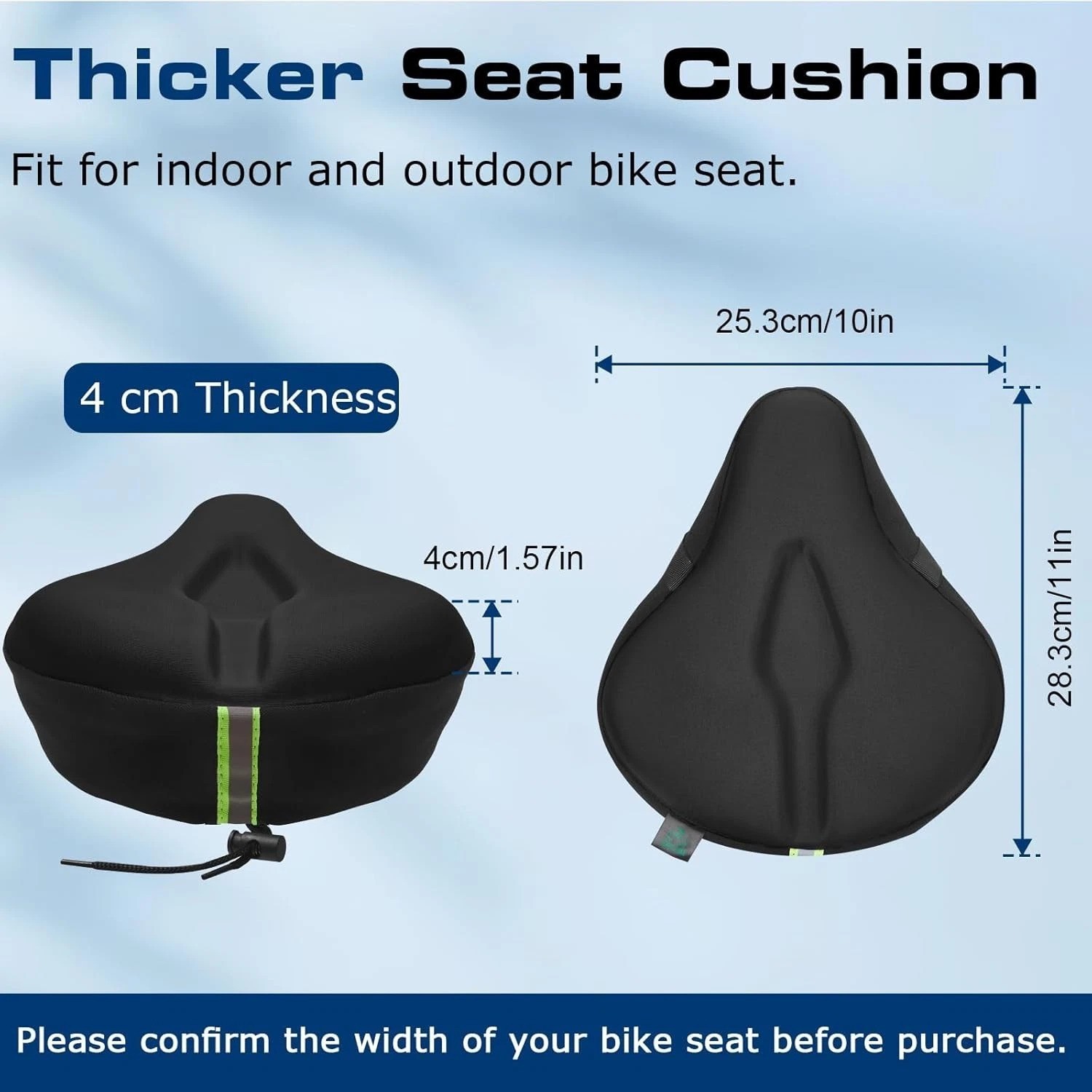 Waterproof Gel Bike Cushion – Anti-Slip & Moisture-Wicking for Ultimate Comfort