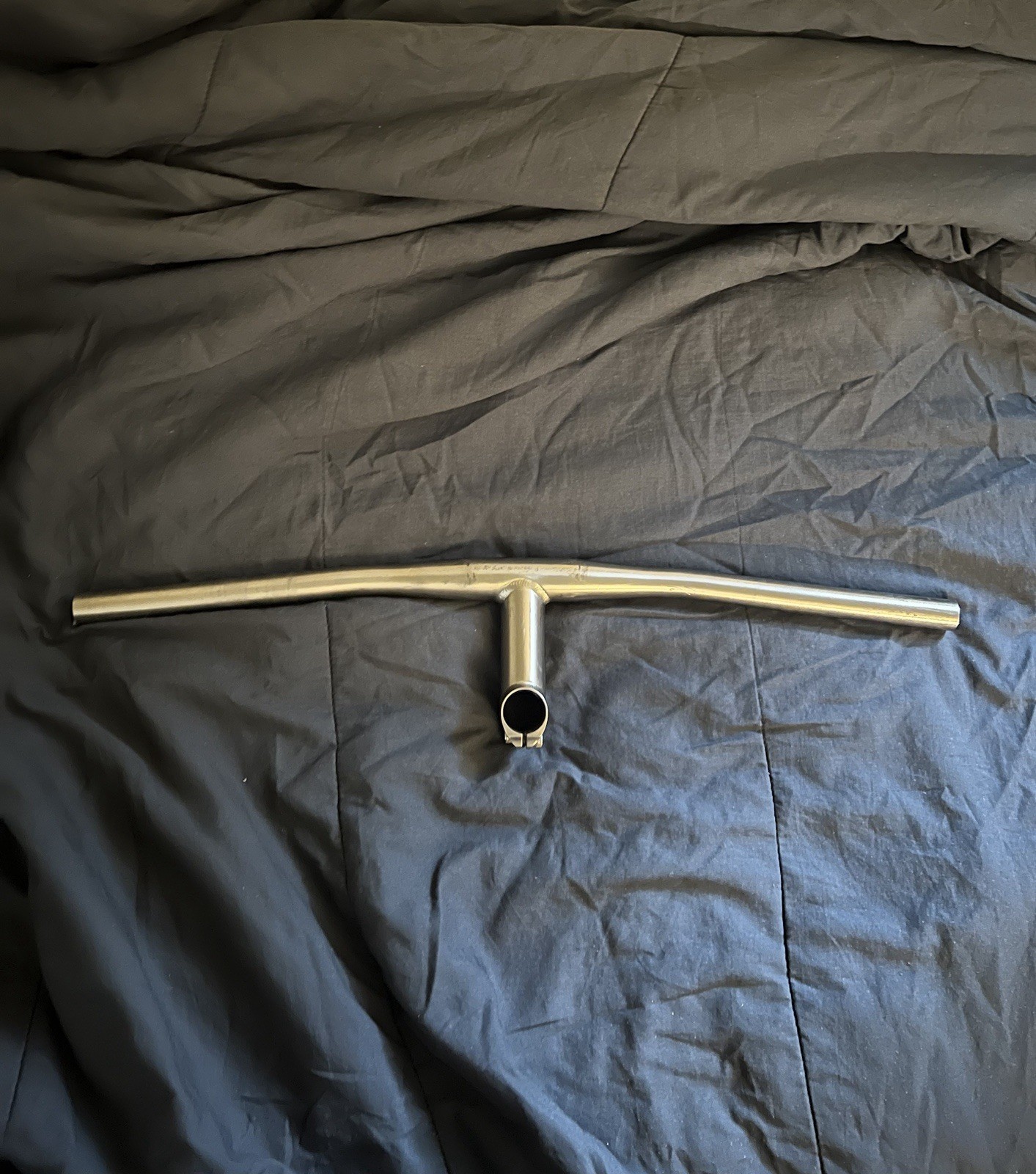 Deluxe Cycles integrated titanium bar/stem