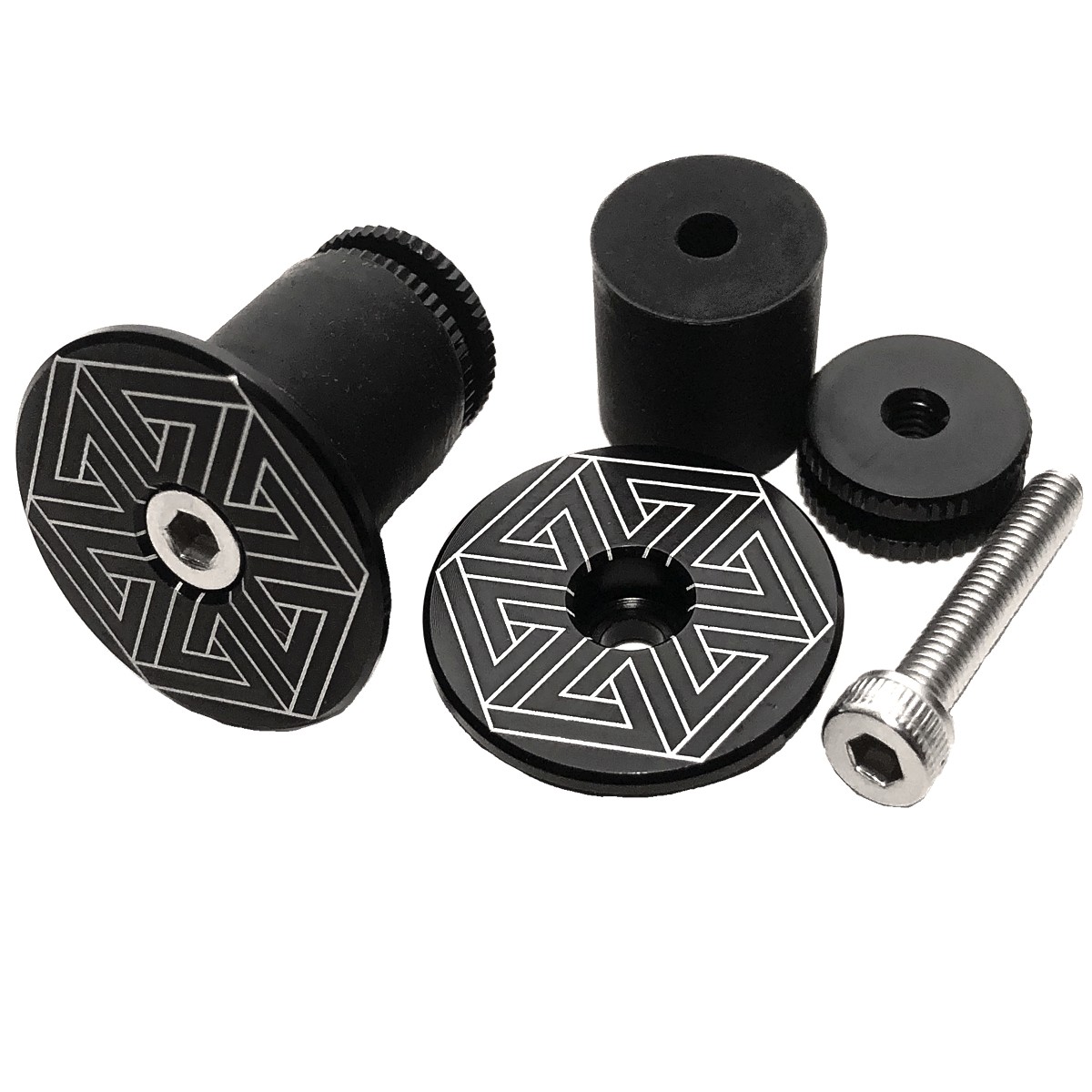 Bicycle Handlebar End Caps Handlebar Plugs for Mountain Bike Road Bike MTB BMX