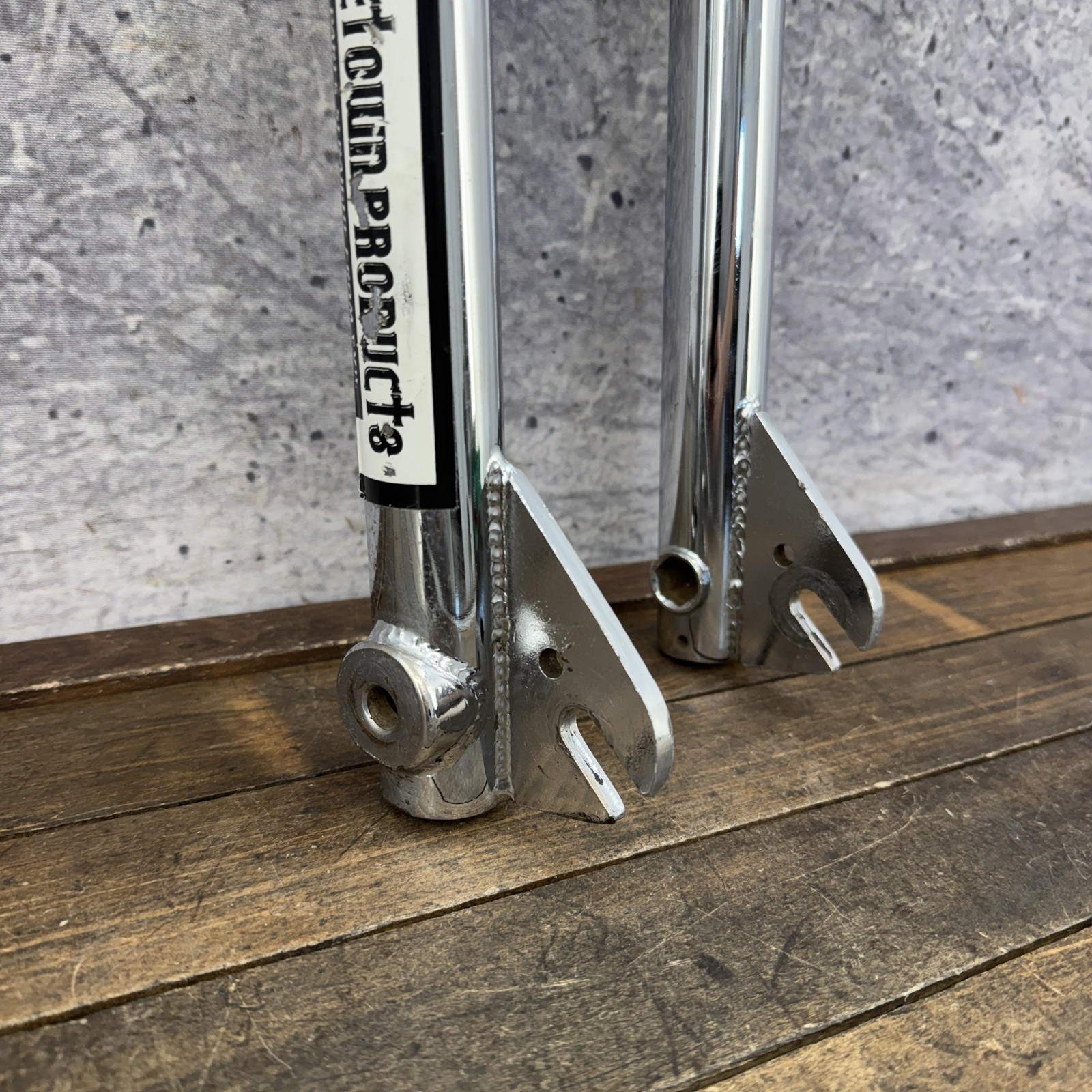 Vintage Hometown Products Freestyle BMX Fork 20in 1 1/8 Peg Bosses Old School