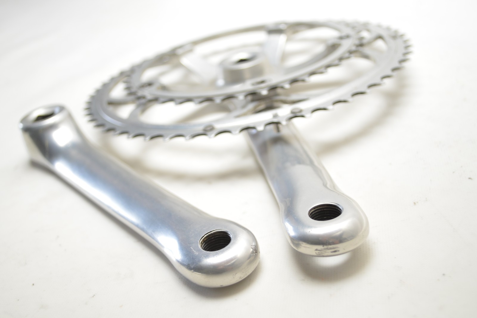 CAMPAGNOLO C RECORD BICYCLE 53/39 T 180 MM CRANK SET 135 MM BCD 9/16″ X 20 TPI