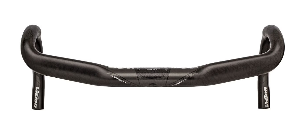Vision Trimax Carbon 4D Handlebar 400mm 31.8mm Di2 Aero Road Bike Grey