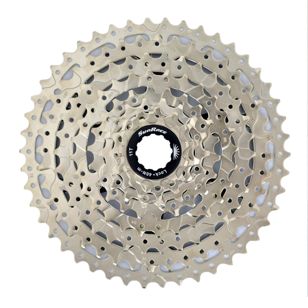 SunRace CM983 11-46T 9 Speed Wide Ratio Cassette , Silver