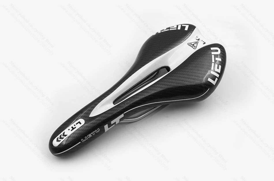 MTB Road Bike Carbon Leather Saddle Cycling Seat Front Cushion Bike Saddle