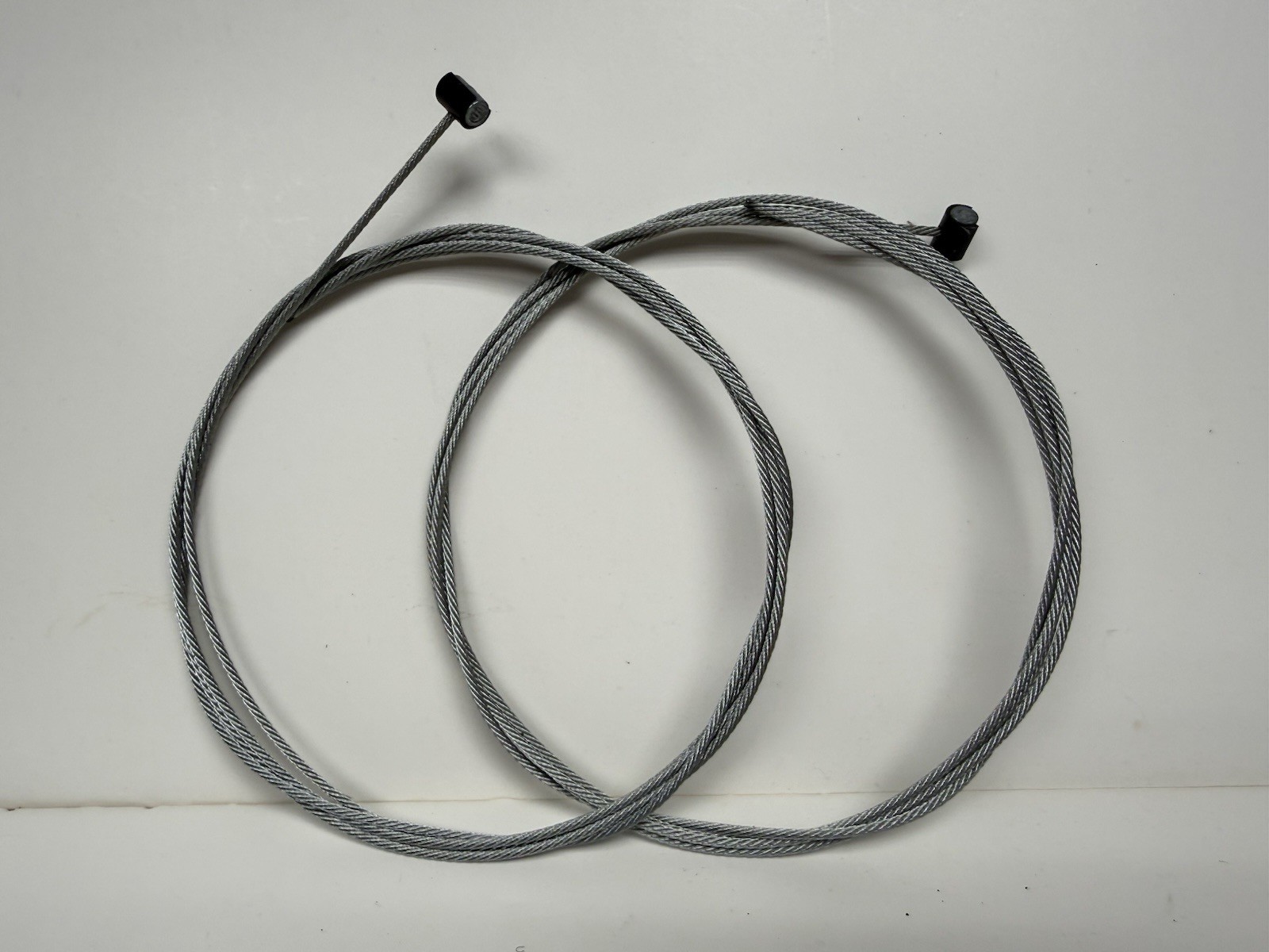 Pair (2) Shimano NOS 1700mm X 2.0 mm Brake Cables w/ SLR Spacer Vintage MTB