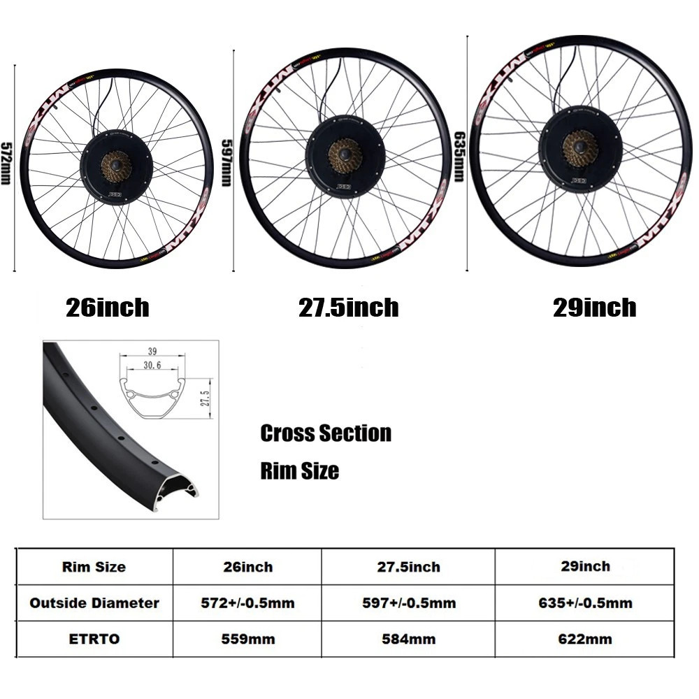 250W-500W Bafang Brushless Geared Fat Bike Rear Hub Motor 36V / 48V 175mm 190mm
