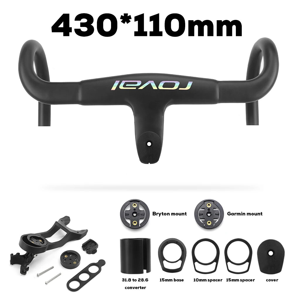 OD2 UD Carbon Internal Cable Aero Integrated Road Bike Handlebar 31.8mm 390mm