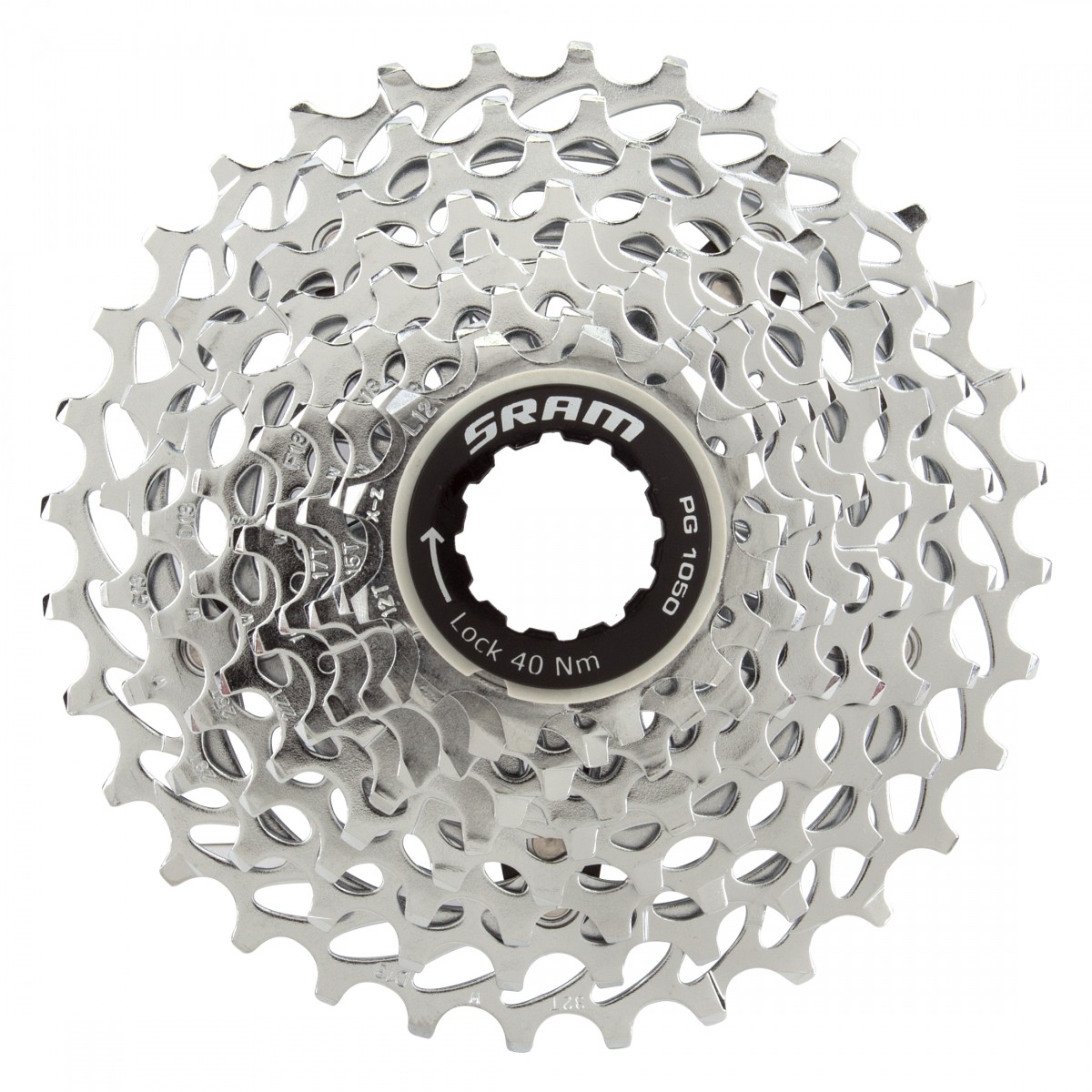 SRAM PG-1050 Cassette – 10 Speed, 11-32t, Silver