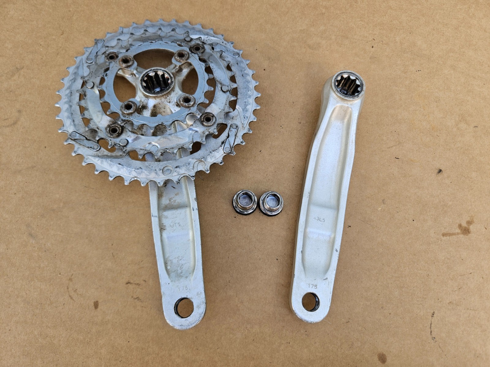 Race Face Ride XC Triple Mountain Bike Crankset 175mm 44/32/22 ISIS Drive 9sp