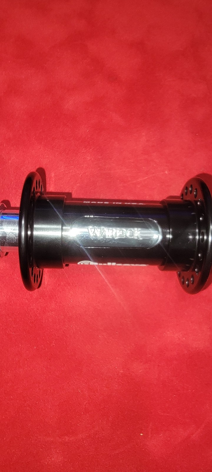 Bullseye Warlock Slotted Hubs & Bullseye Cigar Cutter Chain Tensioners Black!