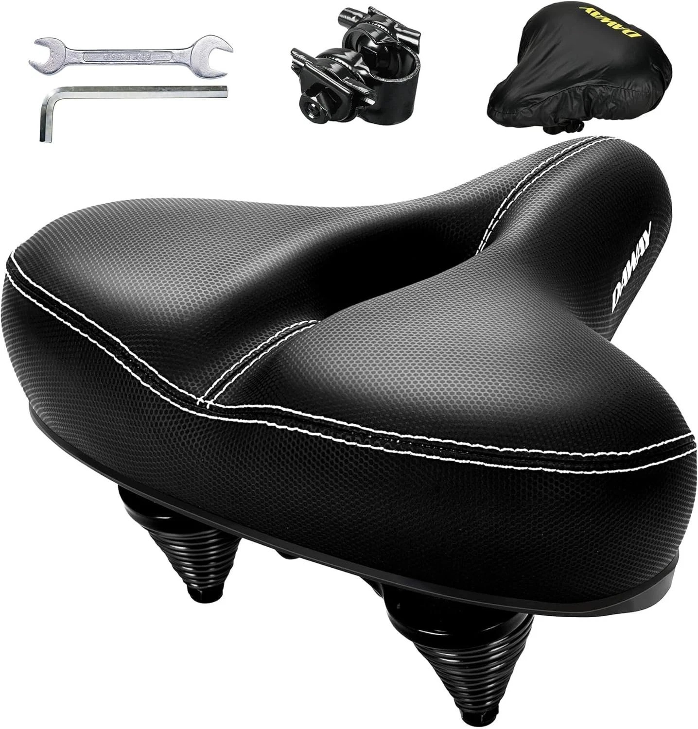 C30 Oversized Bike Seat with Memory Foam – Comfort for Peloton & Mountain Bikes