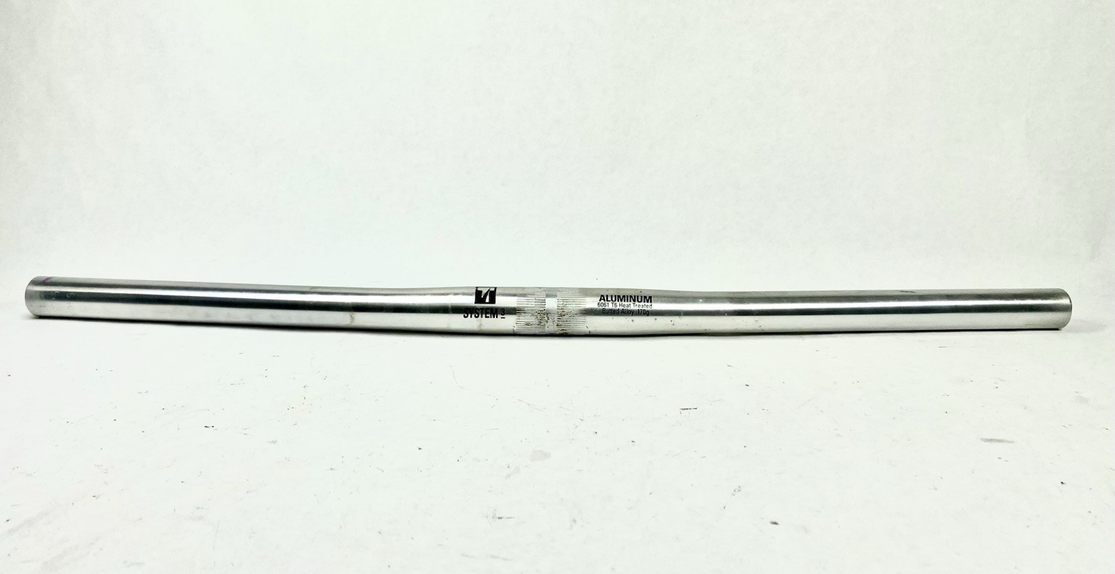 Vintage Trek System 3 MTB Handlebar 560mm 25.4mm 6061-T6 Butted Alloy Silver