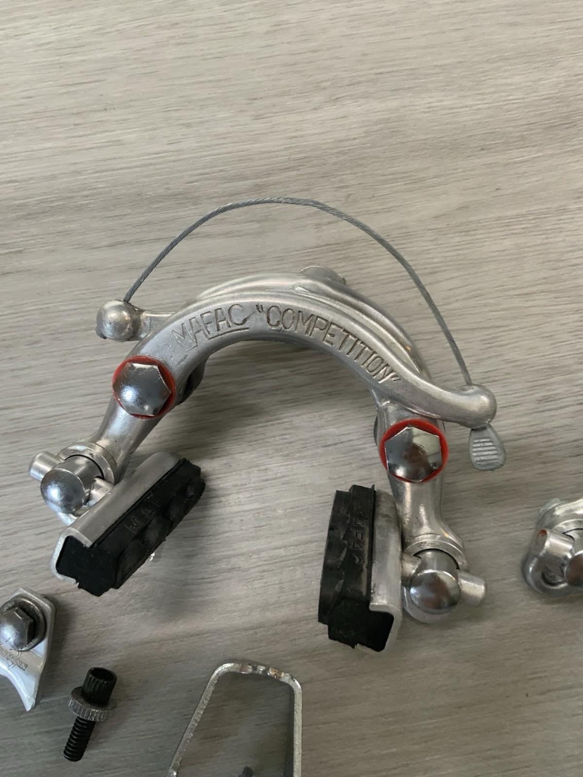 MAFAC COMPETITION BRAKE CALIPERS CENTER PULL 52-62 MM REACH GUIDES STRADDLES