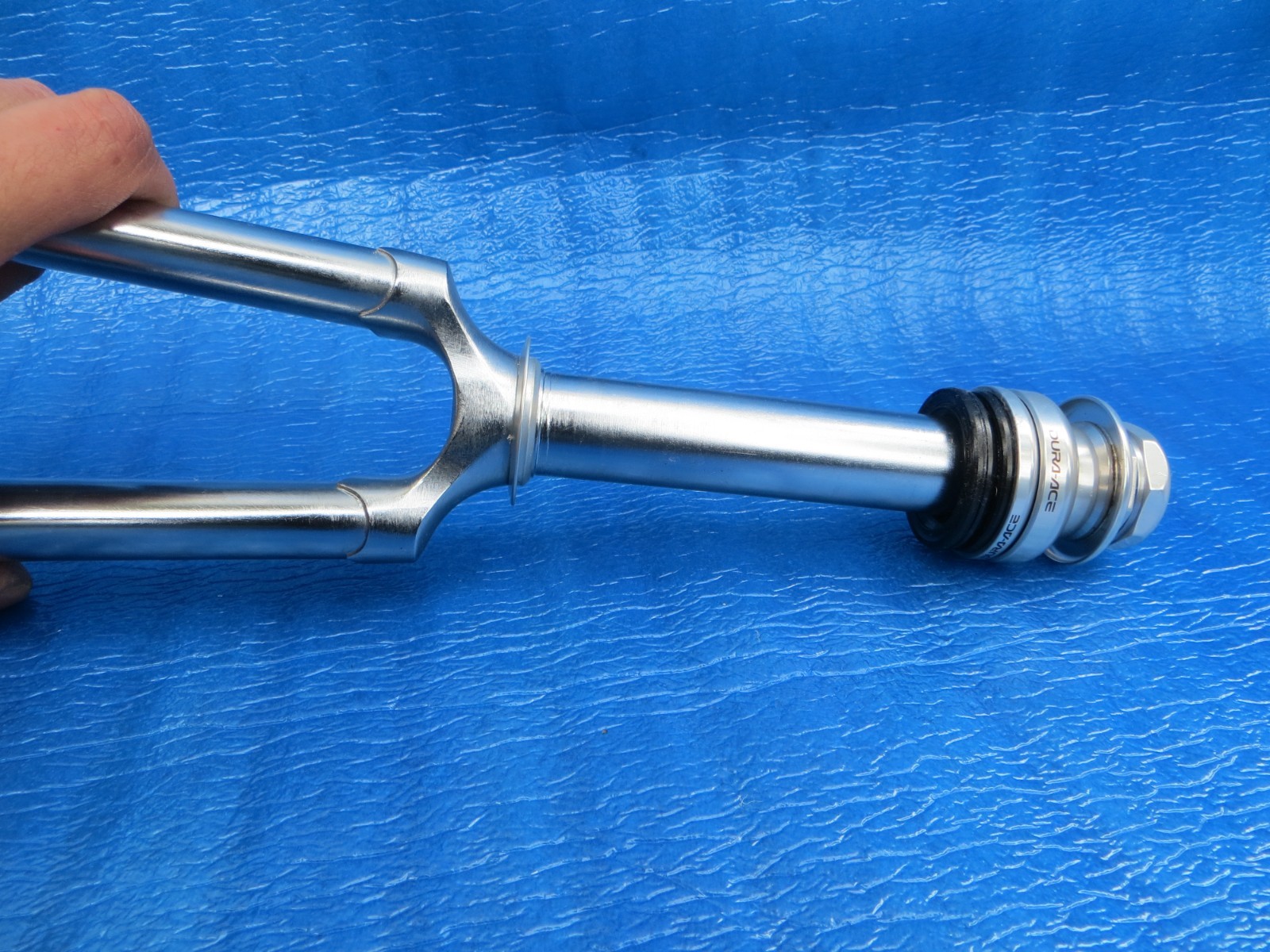 Bomber Pro 1 Inch Chrome Plated Front Fork 158mm + Dura Ace 7710 NJS Headset