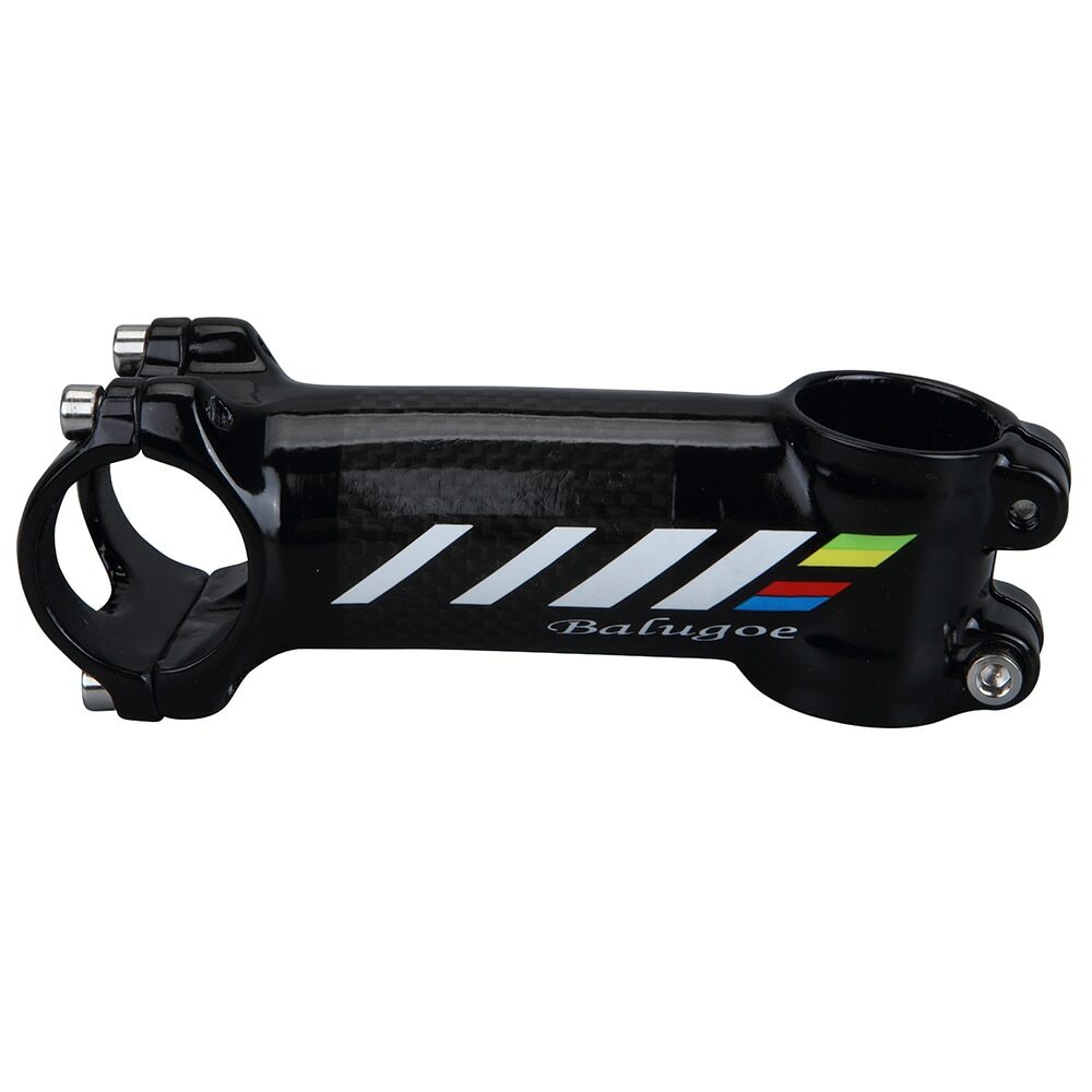 BALUGOE Aluminum Carbon Fiber Riser Bike Stem Bicycle Handle Stem 28.6-31.8mm