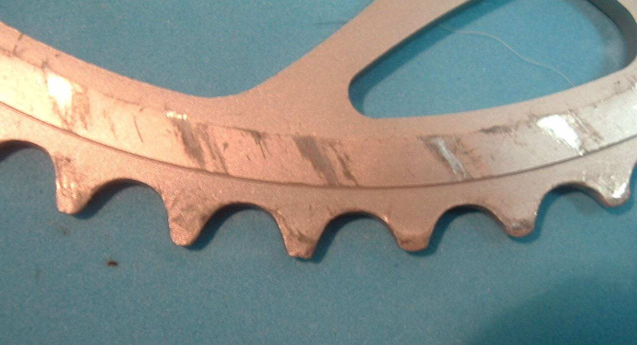 Shimano Deore XT M730 F-46T x 110BCD MTB Chainring-3x-5 to 9-Spd- ’91- VGC+