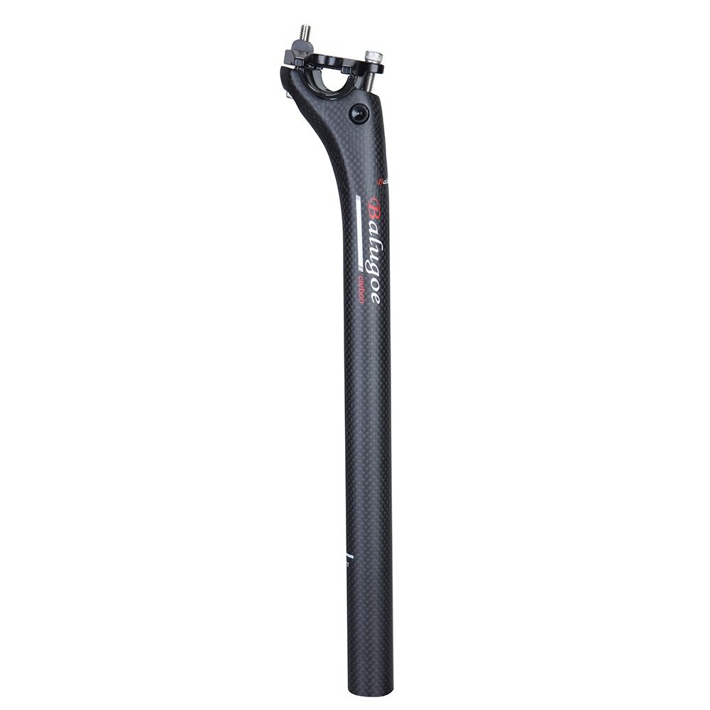 Carbon MTB Bicycle Seatpost Road Bike Seat Tube 25.4/27.2/30.8/31.6mm*350/400MM
