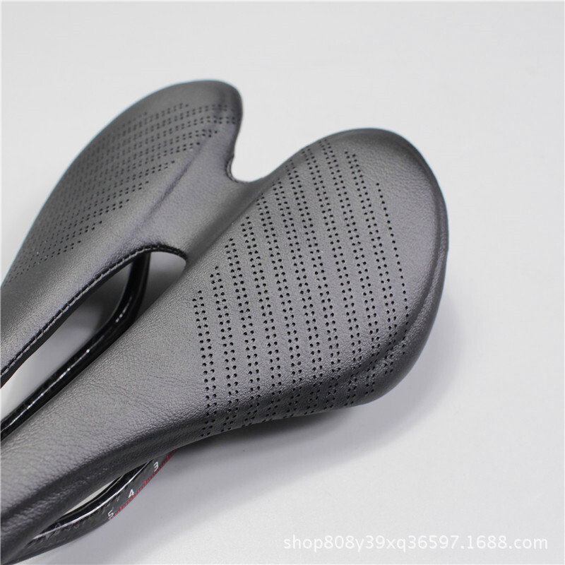 Bicycle Comfort Saddles Carbon EVA Leather Racing MTB Road Bike Seat 270*143mm