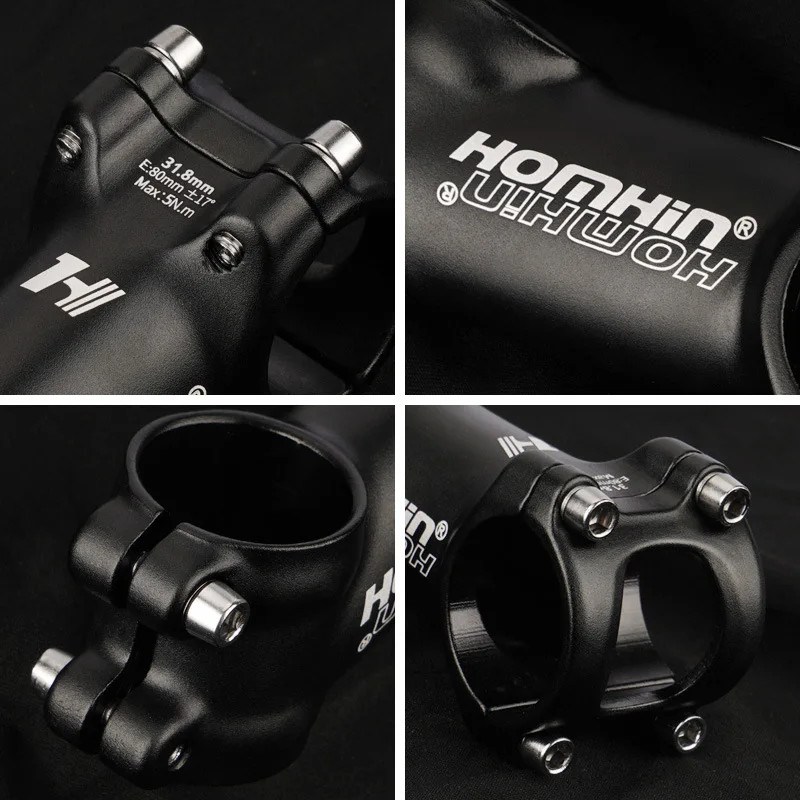 Adjustable Bike Stem 31.8mm ±7° ±17° 3D Forged Alloy MTB Road 45-120mm