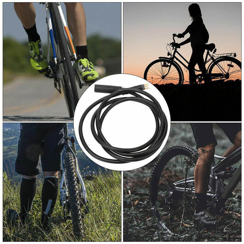130cm 9Pin Wheel Motor Extension Cable Female to Male Wire for Electric Bike USA