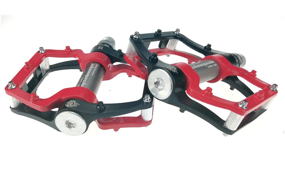 Road MTB Mountain Bike Bicycle Pedal 3 Bearing Aluminum Alloy Flat Pedals USA