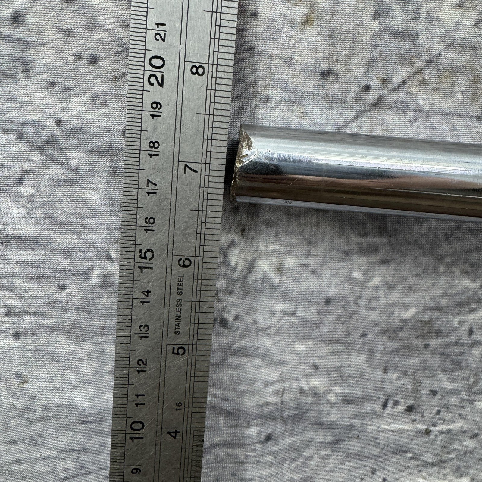 Vintage GT Freestyle BMX Handlebar Chrome Silver Steel Old School Bar BMX Stamp