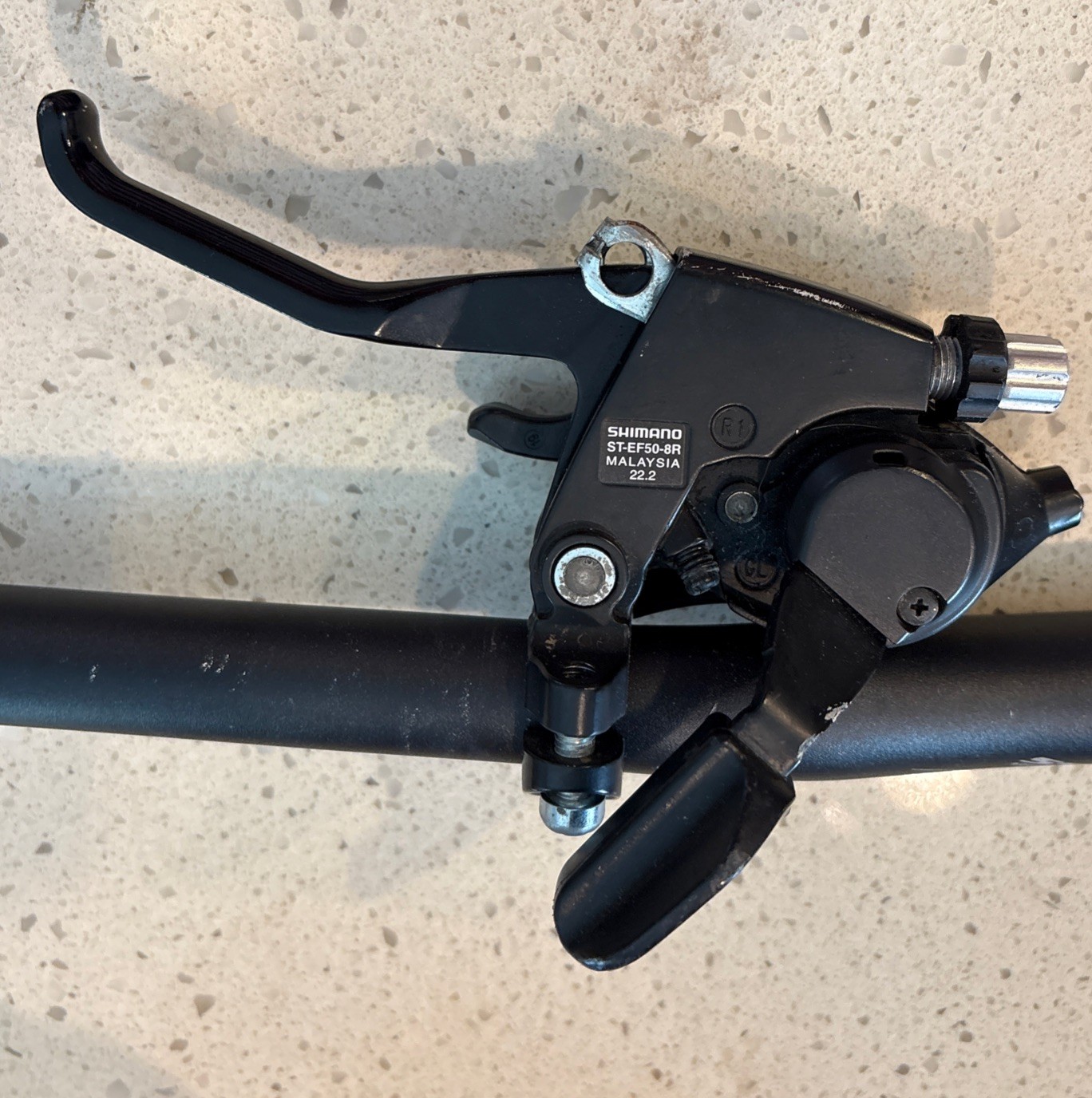 Shimano Integrated V Brake Shifter/Brake Set ST-EF50-8R On Bontrager 600mm 6061