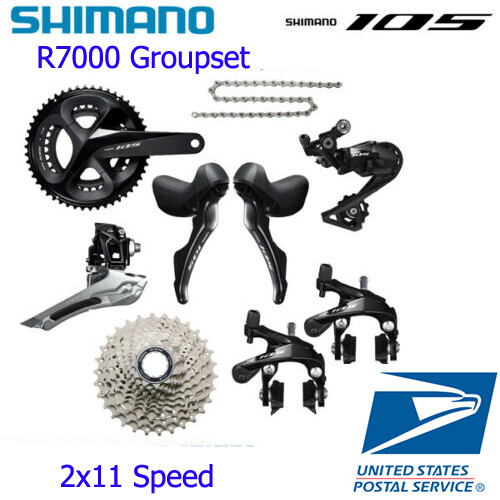 Shimano 105 R7000 2×11 Speed STI Groupset 50-34T 170/172.5/175mm ROAD