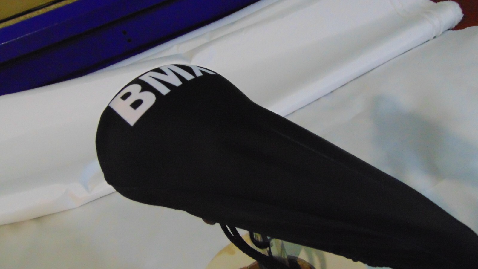 BMX Bicycle Seat Cover Vintage Max Bike Saddle Cover Old School BMX Adjust Black