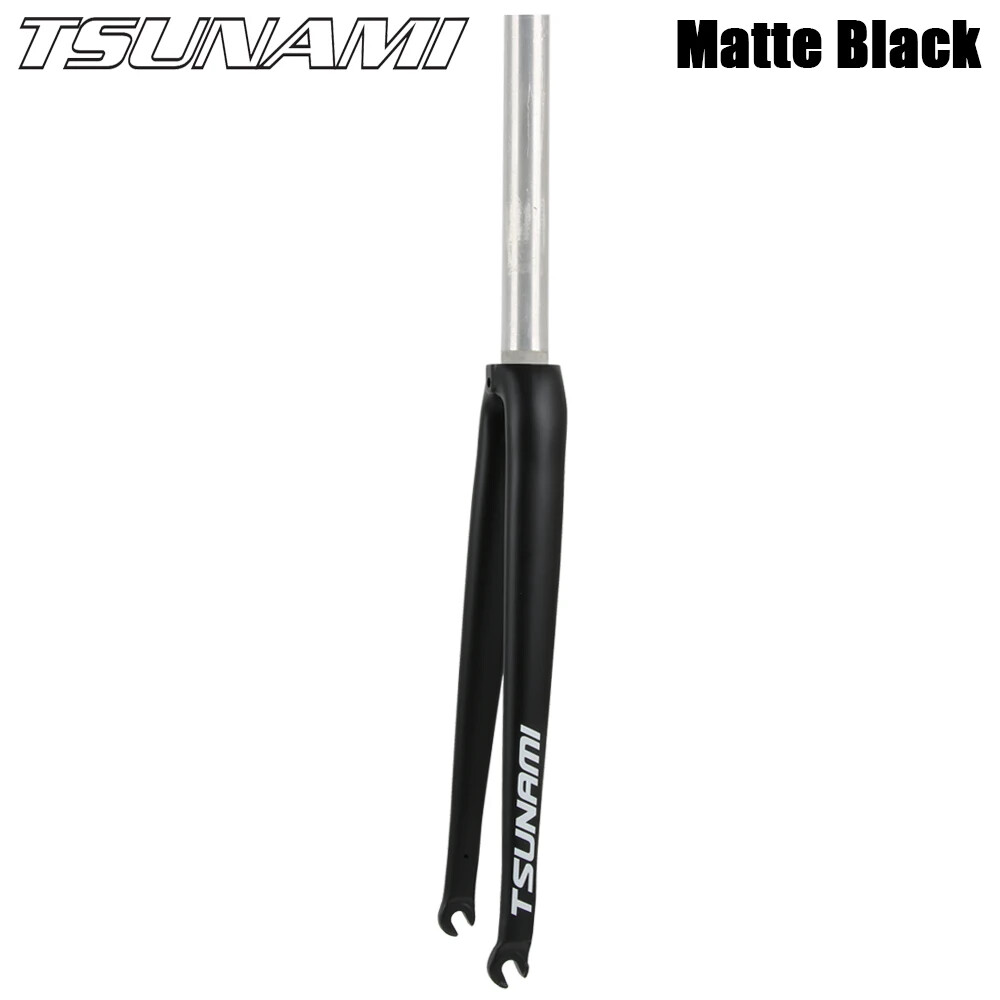 Road Bicycle Front Fork C-clip Brake 700*23/25C Bicycle Hard Fork Matte/Glossy