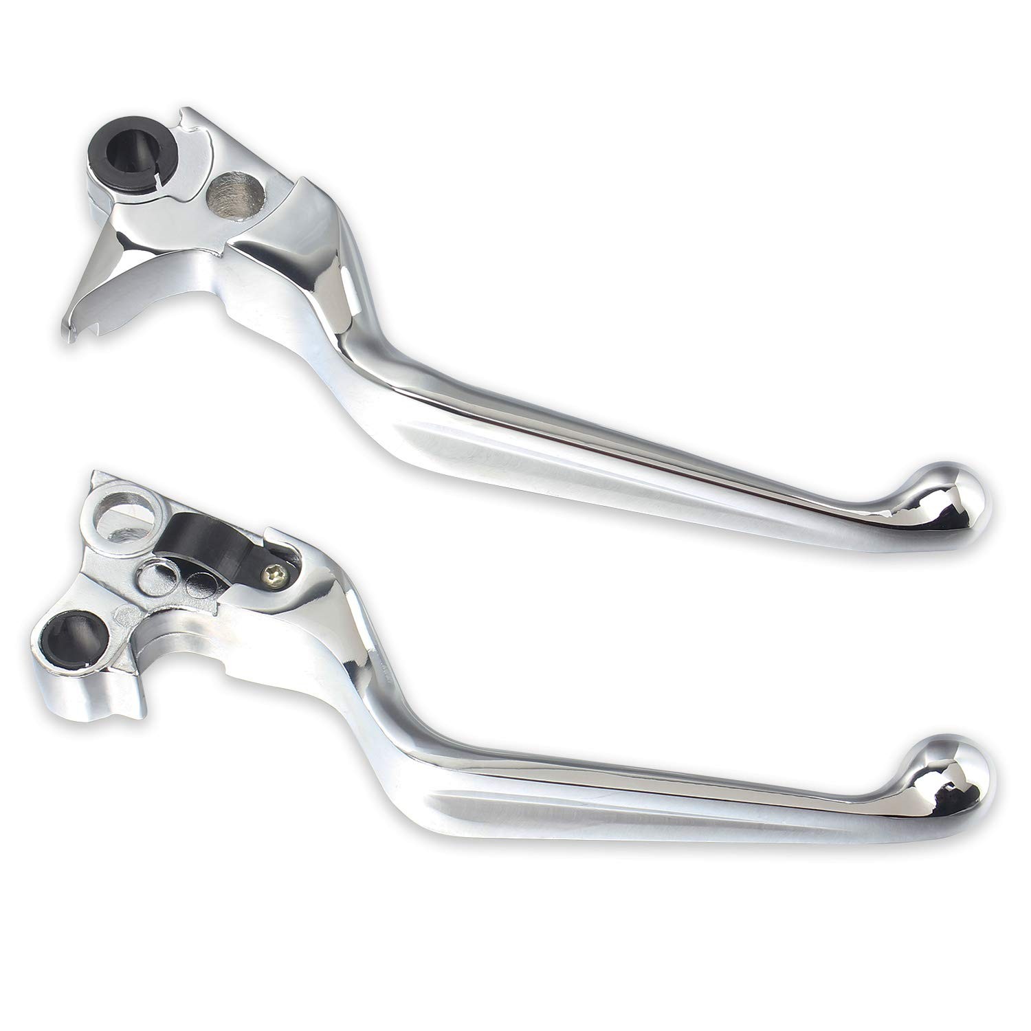 Chrome Brake Clutch Lever Motorcycle Hand Levers Compatible
