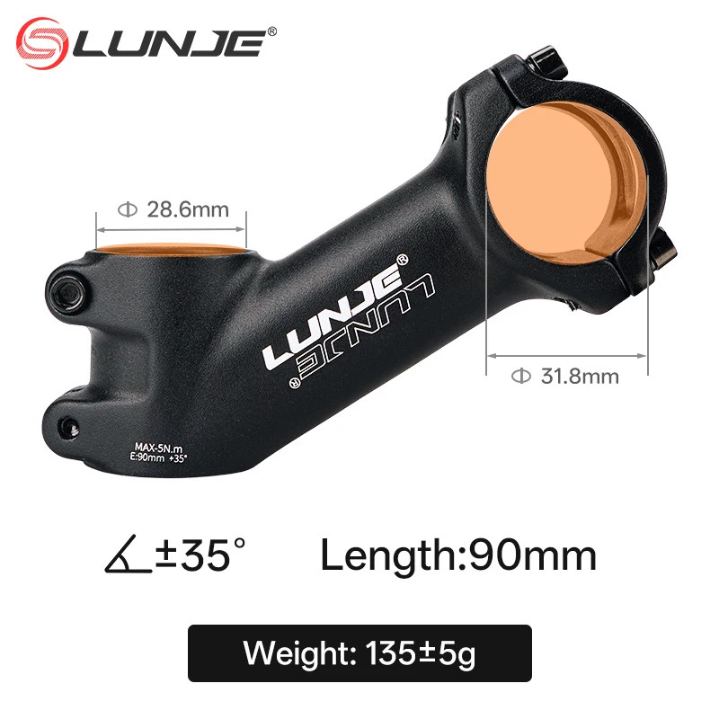Ultralight MTB Bike Stem 10° 17° 25° 35° 31.8mm Handlebar 60-110mm