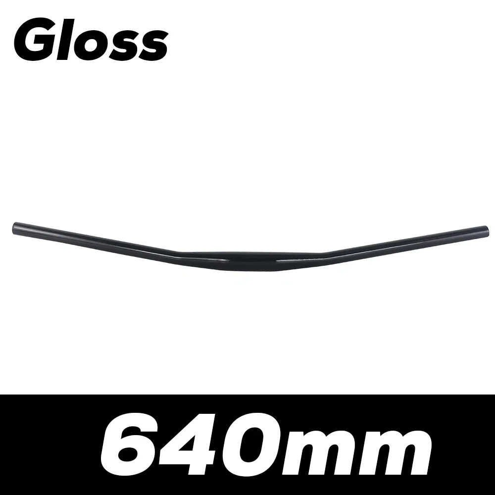 9 Degree Full Carbon Fiber XC Off-Road Racing Flat Handlebar Matte 580-740mm