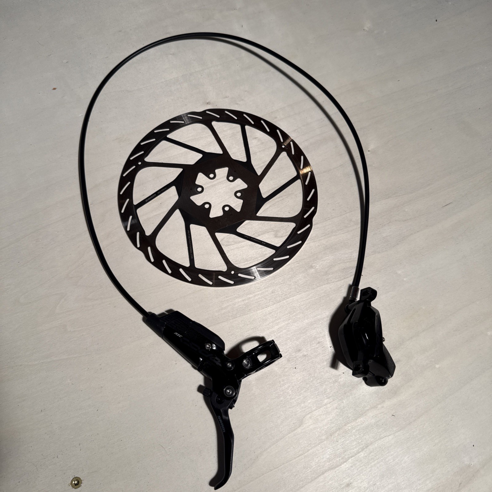 SRAM Code RSC Left Front Brake & HS2 220mm Rotor, 860mm Hose