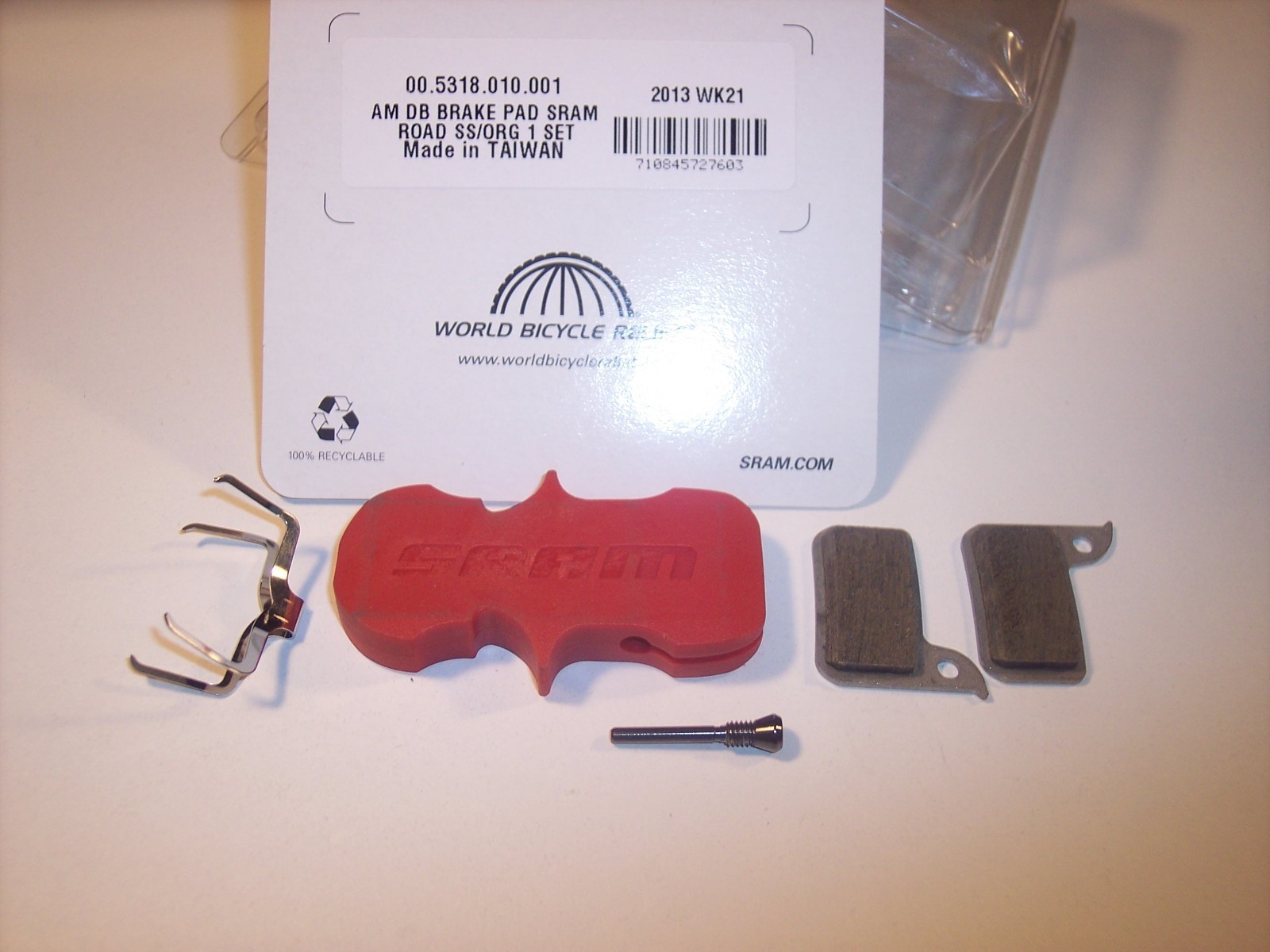 NOS OPEN SRAM AM DB Brake Pad Road SS Organic 1 Set AS SHOWN C0