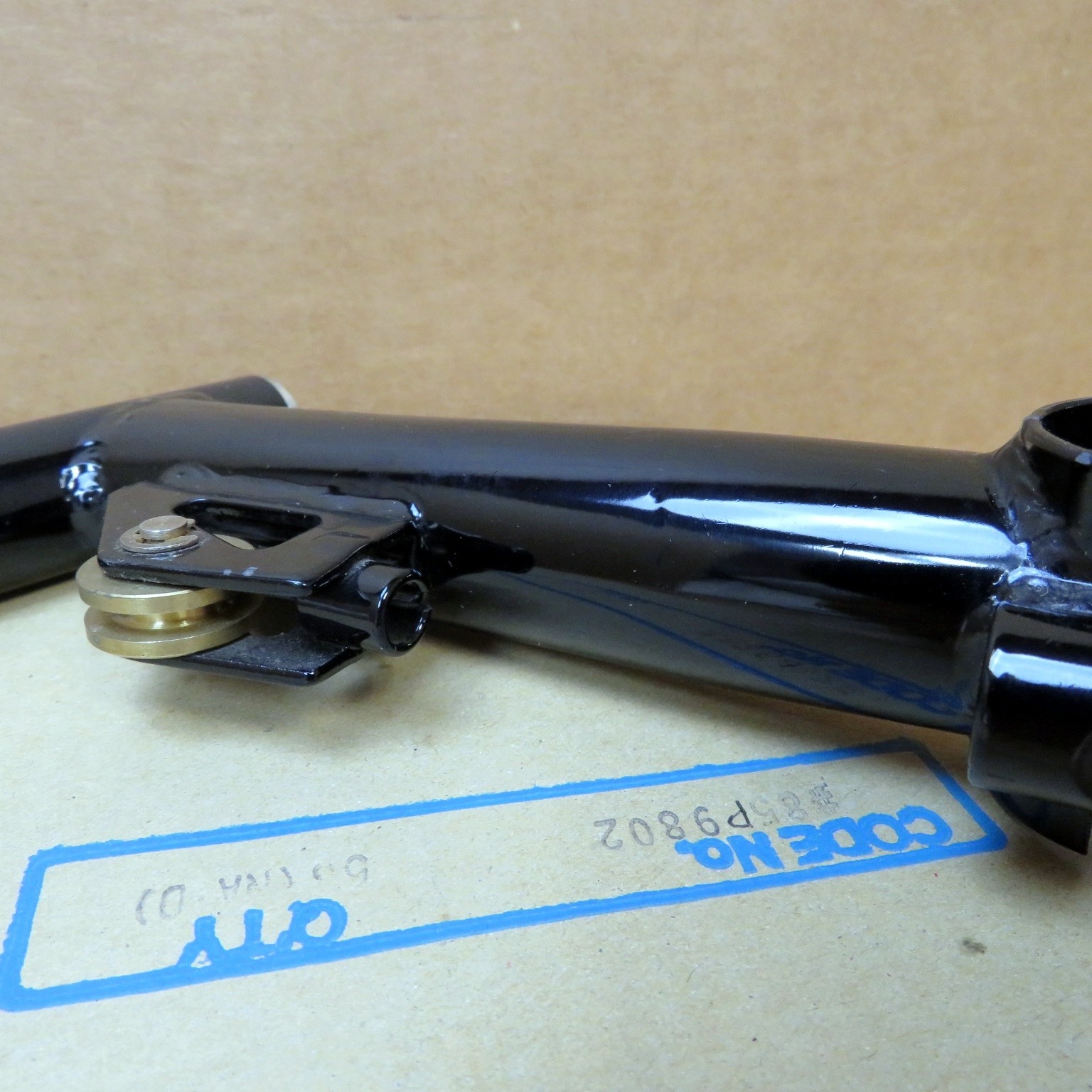 New-Old-Stock 3T Roller Guide Stem…Chromoly Steel Tubing w/Black Enamel Finish