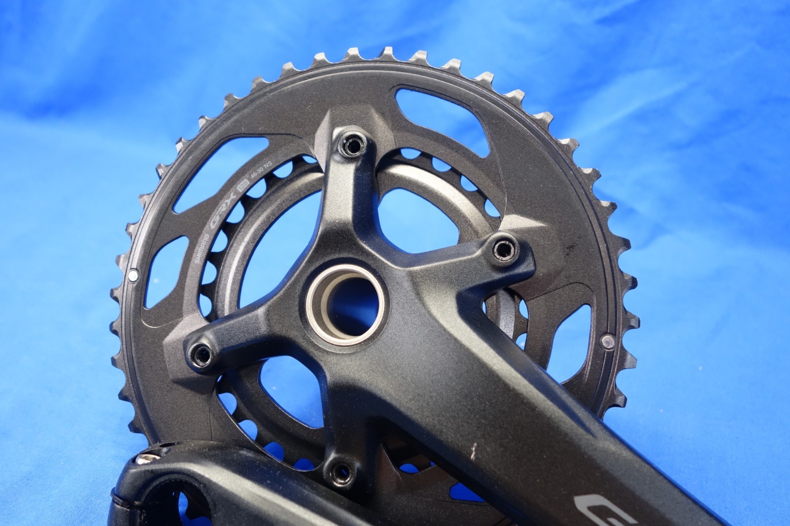 Shimano GRX FC-RX610 2 x 12 Speed Bike Crankset, 46/30t, 175mm Arm Length